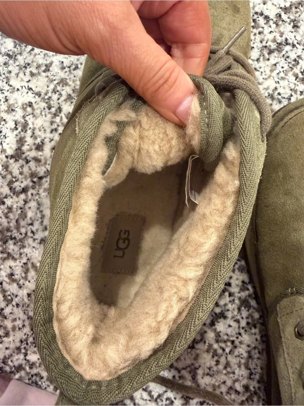 UGG olive suede